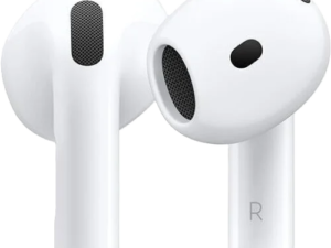 Apple AirPods 4 Wireless Earbuds, Bluetooth Headphones, Personalized Spatial Audio, Sweat and Water Resistant, USB-C Charging Case, H2 Chip, Up to 30 Hours of Battery Life, Effortless Setup for iPhone
