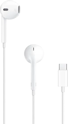 Apple EarPods Headphones with USB-C Plug, Wired Ear Buds with Built-in Remote to Control Music, Phone Calls, and Volume