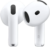 Apple AirPods 4 Wireless Earbuds, Bluetooth Headphones, Personalized Spatial Audio, Sweat and Water Resistant, USB-C Charging Case, H2 Chip, Up to 30 Hours of Battery Life, Effortless Setup for iPhone