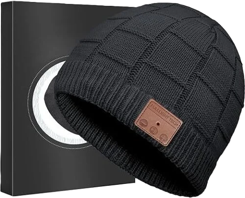 Bluetooth Beanie Hat Headphones Unique Tech Gifts Stocking Stuffer